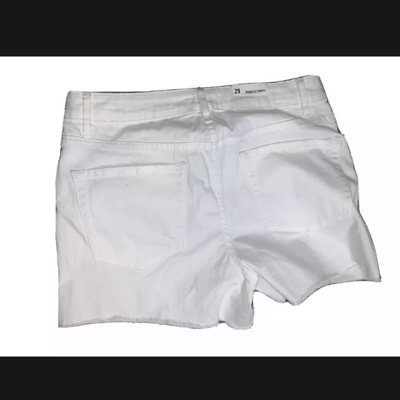 PRICE DROP!!High WaistWhite William Rast shorts-29 - Picture 4 of 5